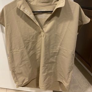 Figs tan scrub top- XS